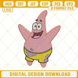Patrick Star SpongeBob Embroidery Design File.jpg