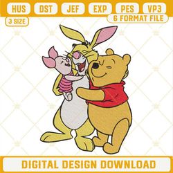 Pooh Rabbit And Piglet Embroidery Designs, Winnie The Pooh Friends Embroidery Files.jpg