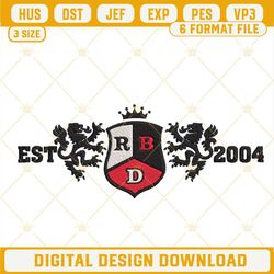 RBD Logo Embroidery Files, Rebelde Embroidery Designs Digital Download.jpg