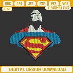 Superman Embroidery Design, Superman Embroidery Files, Superman Machine Embroidery Design.jpg