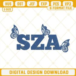 SZA Butterfly Embroidery Designs, SOS Tour 2023 Embroidery Files.jpg