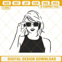Taylor Swift Machine Embroidery Design, Swifties Embroidery File.jpg