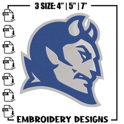 Catholic University logo embroidery design, NCAA embroidery, Sport embroidery,Logo sport embroidery,Embroidery designEMB