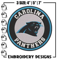 Carolina Panthers Token embroidery design, Carolina Panthers embroidery, NFL embroidery, logo sport embroidery,Embroider