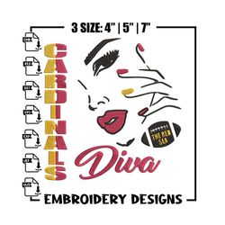 Diva Arizona Cardinals embroidery design, Cardinals embroidery, NFL embroidery, sport embroidery, embroidery design..jpg