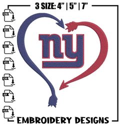 Heart New York Giants embroidery design, Giants embroidery, NFL embroidery, sport embroidery, embroidery design..jpg