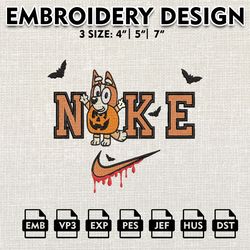 Halloween Embroidery Files, Bluey Halloween, Bluey Bingo Halloween Embroidery Designs, Bluey Machine Embroidery Designs