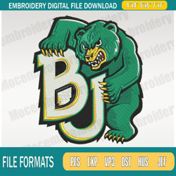 Baylor Bears Football Team Embroidery Designs, NCAA Logo Embroidery Files ,Machine Embroidery Design File,Embroidery des