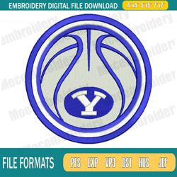 BYU Cougars Embroidery Designs, NCAA Embroidery Design File Instant Download,Embroidery de133