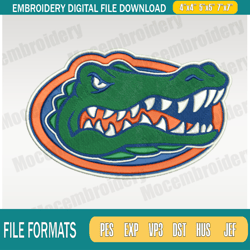 Florida Gators Football Team Embroidery File, NCAA Teams Embroidery Designs, Machine Embro212