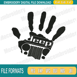 Jeep Compass Car Embroidery Designs, Jeep Logo Embroidery Design File Instant Download,Emb260