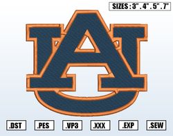 Auburn Tigers Football Team Embroidery File, NCAA Teams Embroidery Designs File,Nike Embro15
