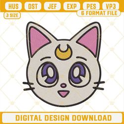 Artemis Sailor Moon Embroidery Files, Anime Embroidery Designs Digital Download.jpg