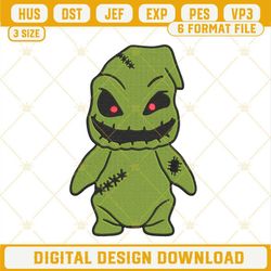 Baby Oogie Boogie Embroidery Designs, Nightmare Before Christmas Embroidery Design File.jpg