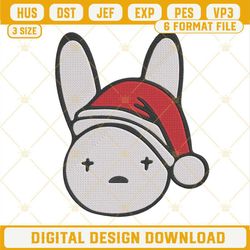 Bad Bunny Logo Christmas Machine Embroidery Designs.jpg