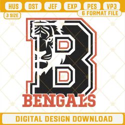 Cincinnati Bengals Tiger Face Logo Embroidery Design Files.jpg