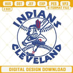 Cleveland Indians Baseball Logo Embroidery Design Files.jpg