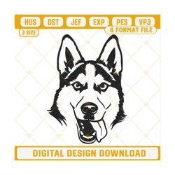 Husky Face Embroidery Designs, Dog Embroidery Digital Files.jpg
