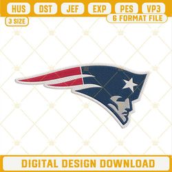 New England Patriots Logo Embroidery Files, NFL Football Team Machine Embroidery Designs.jpg