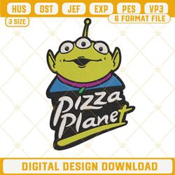 Pizza Planet Toy Story Little Green Aliens Embroidery Design Files.jpg