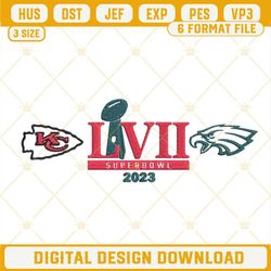 Super Bowl 2023 Embroidery Designs, Chiefs Eagles Football Embroidery Files.jpg