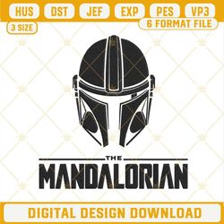 The Mandalorian Embroidery Design, Star Wars Embroidery File.jpg