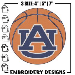 Auburn University logo embroidery design, NCAA embroidery, Sport embroidery,Embroidery design,Logo sport embroidery,Anim