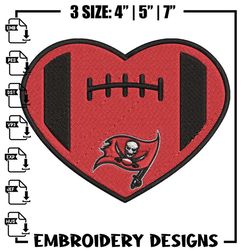 Heart Love Buccaneers embroidery design, Buccaneers embroidery, NFL embroidery, sport embroidery, embroidery design..jpg