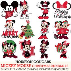 Duke Blue Devils bundle 12 zip Mickey Christmas Cut files,SVG EPS PNG DXF,instant download,Digital Download