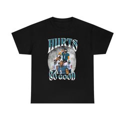 90s Vintage Inspired Jalen Hurts Eagles Tshirt, Hurts So Good Shirt, NFL Vintage shirt, Philadephia Eagles, Jalen Hurts