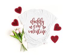 Daddy Is My Valentine Shirt, Sorry Boys Daddy Is My Valentine, Cute Valentines Day Shirt, Got Big Love For My Daddy, Val