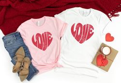 LOVE Heart Valentines Shirt, Leopard Heart Shirt, Cute Valentines Day Shirt, Leopard Shirt, Cute Heart Shirt Unisex, Val