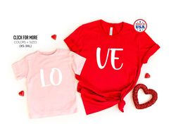 Couple Valentine Shirt, LOVE Valentine Shirt, Mom  Me Valentine Shirt, Toddler Valentine Shirt, Kids Valentine Shirt, Va