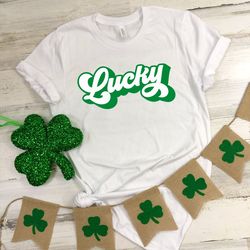Lucky Retro Shirt,Shamrock Shirt,Saint Patricks Day Shirt,Patricks Day Lucky Shirt,Saint Patricks Day Family Matching Sh