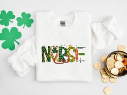 StPatricks Lucky Nurse Shirt,Irish Shirt,StPatricks Day shirt,Shamrock Tee,Nurse Stethoscope T-Shirt,Shamrock Lucky Nurs