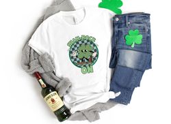 Shamrock On Shirt,St Paddys Tees,St Patricks Day Shirts,hamrock Shirt, Irish Shirt, Irish Gift,Shamrock Love T-Shirt, St