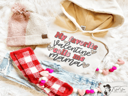 My Favorite Valentine Calls me Mama Sweatshirt, Valentines Day Mama Leopard Sweatshirt, Leopard Mom Valentines Day Sweat