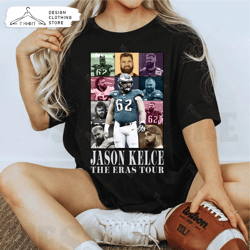 Jason Kelce Era Tour Shirt Retro American Football Bootleg Tee - iTeeUS