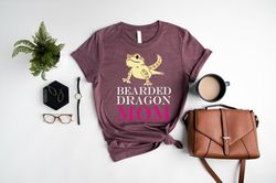 Bearded Dragon Mom Shirt, Pet Reptile Lover Gift, Funny Lizard Shirt, Beardie Mom T-Shirt, Cute Pogona Sweatshirt, Beard