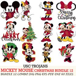 Atlanta Falcons bundle 12 zip Mickey Christmas Cut files,SVG EPS PNG DXF,instant download,Digital Download