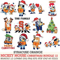 Georgia Bulldogs bundle 12 zip Bluey Christmas Cut files,for Cricut,SVG EPS PNG DXF,instant download
