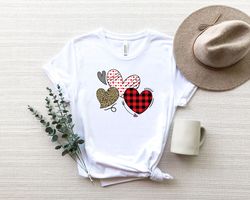 Buffalo Plaid Heart Shirt,Valentines Day Shirt, Love Shirt , Womens Valentine Shirt, Cute Valentine Shirt, Valentines Lo