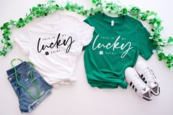 This Is My Lucky Shirt, Lucky Shamrock Shirt, St Patricks Day, Lucky, Shamrock, Lucky Clover, Shamrock Tee, Patricks Day