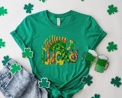 Feeling lucky Shirt, Lucky Tshirt, Irish T Shirt, Shamrocks T-Shirt,Family Matching St Patricks Day Gift Tee,western luc