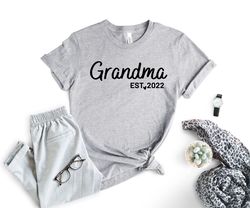 Custom Grandma Shirt With Est Date, Mothers Day Shirt, Personalized Grandma Shirt, Grandparents Shirt, Custom Shirt Gift