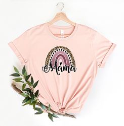 mama rainbow shirt,mom shirt,mothers day shirt, baby shower gift for mom,new mom shirt, new mom gift set, gift for new m