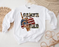 Gamer Dad America Shirt, Gamer Dad Shirt Sweatshirt Hoodie, Gift For Dad, Skeleton Dad Shirt, Cool Dad Shirt, Fathers Da