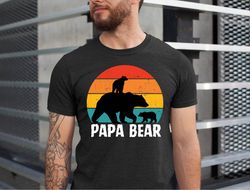 papa bear shirt, gift for dad tee, husband present shirt, papa bear t-shirt, fathers day dad tshirt, husband bear, grand