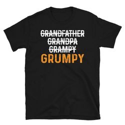 grandfather grandpa grampy grumpy funny fathers day t-shirt, grandpa father day gift