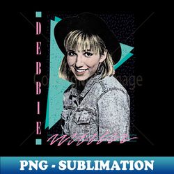 Debbie Gibson 80s Styled Aesthetic Design - PNG Transparent Sublimation File - Stunning Sublimation Graphics